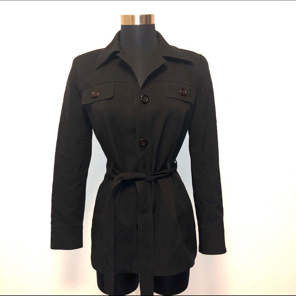 Laundry Black Tie Waist Jacket